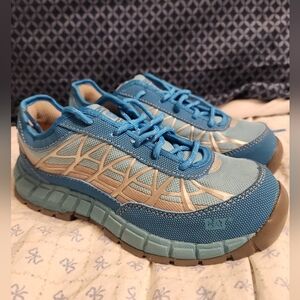 °•Like New•° CAT Steel Toe ergo tennis shoe size 6.5